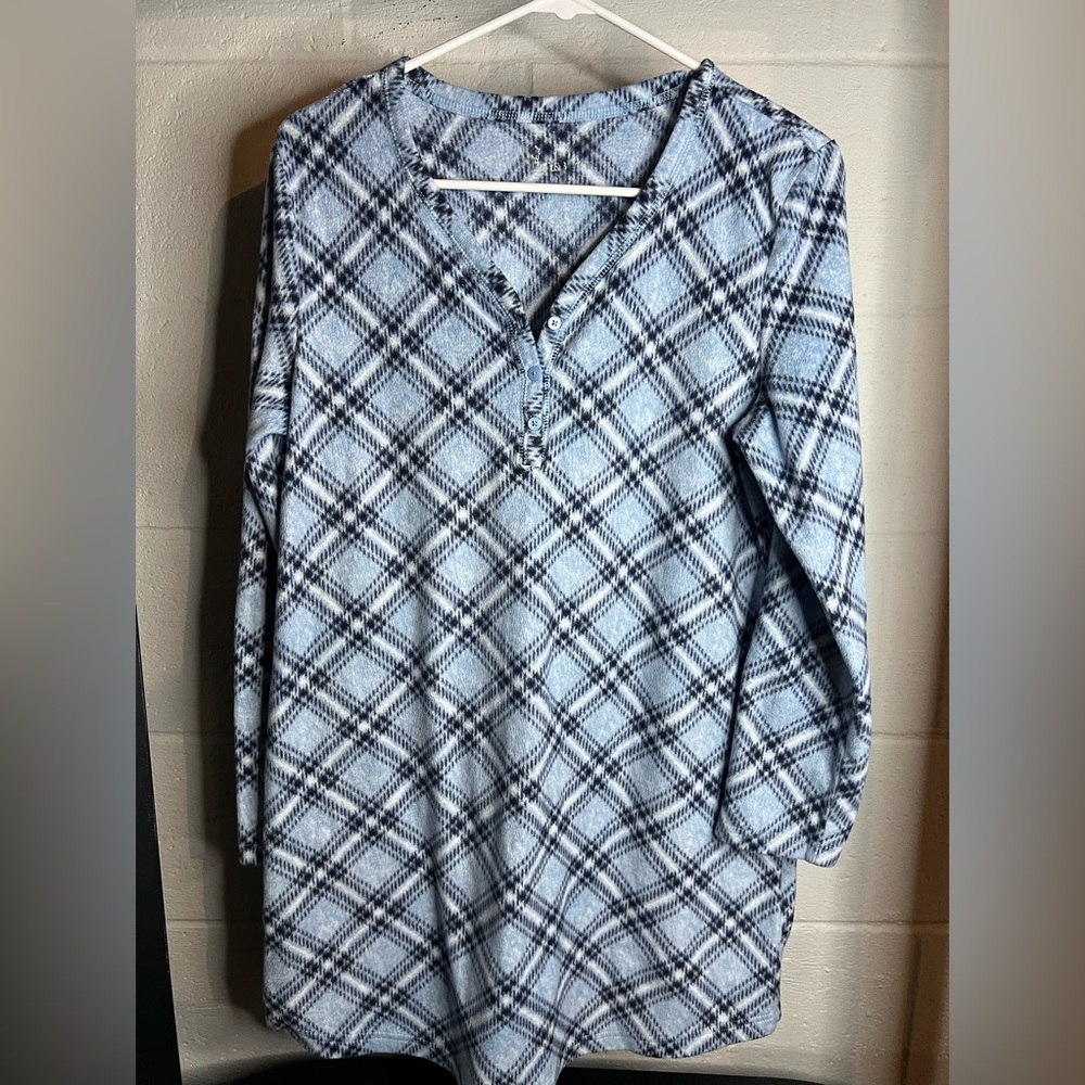 Croft & Barrow Fleece Sleep Gown Sweatshirt